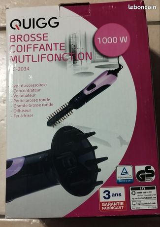 Brosse coiffante multifonction Quigg