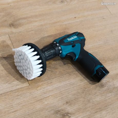 Brosse de nettoyage rotative sur visseuse - Parkside Makita Dewalt Milwaukee Festool ... - CAViCALU Outils