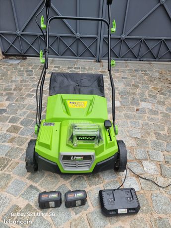 Brosse electrique gazon synthe