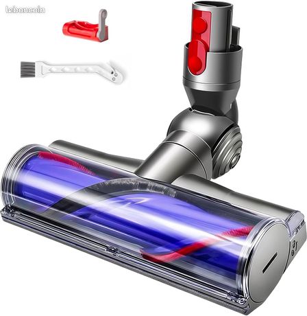 Brosse pour Dyson V7 V8 V10 V11 V15 SV10 SV11 SV12 SV14 pour tapis et sols durs