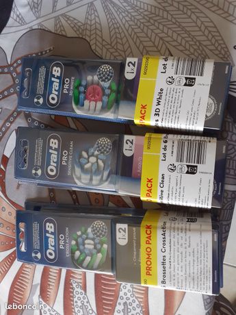 Brossette recharge pour brosse à dent électrique oral b