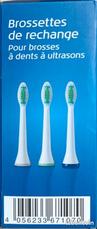 Brossettes de rechange ultrason x6 pieces