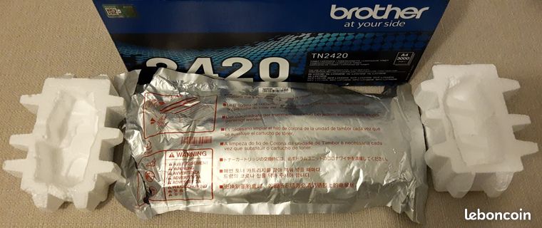 BROTHER TN-2420 Toner Noir authentique - 3000 pages - rendement élevé- neuve