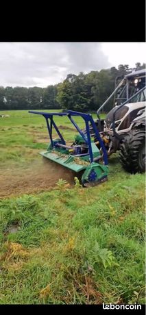 Broyeur forestier axe horizontal