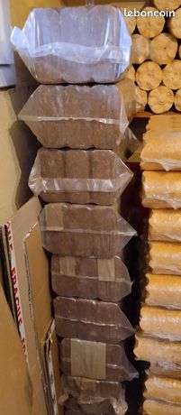 Bûche densifiée de Nuit compressé longue durée