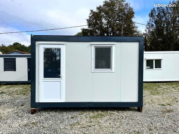 ✅ Bungalow Conteneur 4m x 2,4m Neuf 10m2 ♻️ Isolation & galvanisation 1000% complète❗️+ Sol et Toiture renforcés / scellés / soudés❗️ ➡️ Qualité-Prix Tout Simplement Imbattable❗️