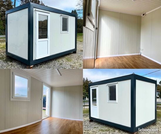 ✅ Bungalow Conteneur Neuf 3m, 4m et 6m x 2,4m ♻️ Isolation & galvanisation 1000% complète❗️Sol + Toiture renforcées, scellées & soudées❗️ ➡️ Fabrication dans les règles de l'art❗️