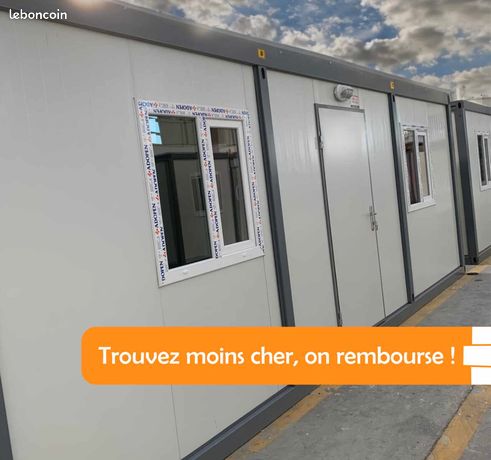 Bungalow de chantier bureau modulaire préfabrique