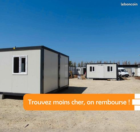 Bungalow de chantier bureau modulaire préfabrique