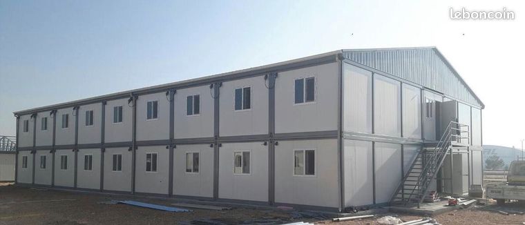 Bungalow de chantier bureau modulaire préfabrique