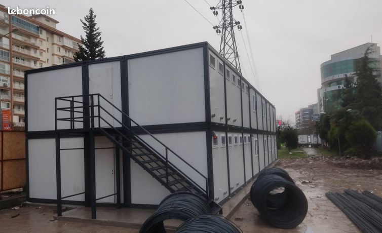 Bungalow de chantier bureau modulaire préfabrique