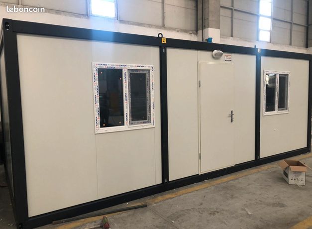 Bungalow de chantier bureau modulaire préfabrique