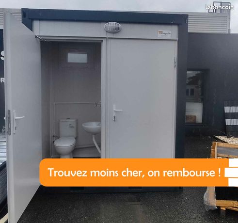 Bungalow de chantier bureau modulaire préfabrique