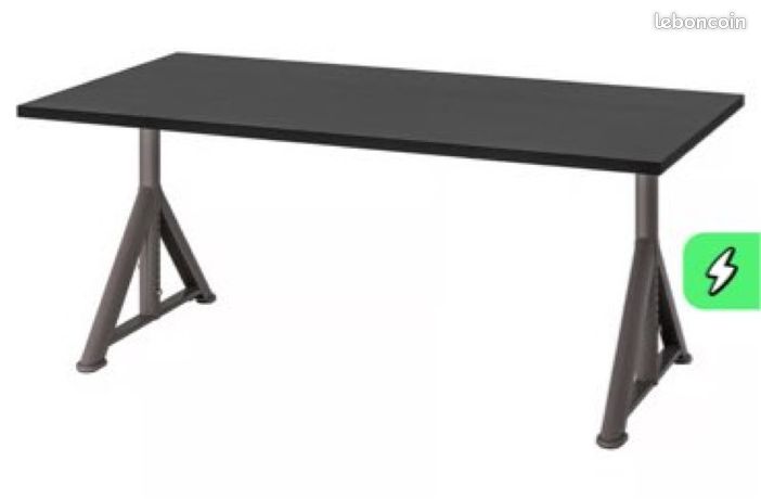 Bureau à hauteur réglable IDASEN (IKEA), 160x80 cm - TRÈS BON ÉTAT