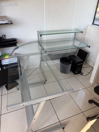Bureau allu verre