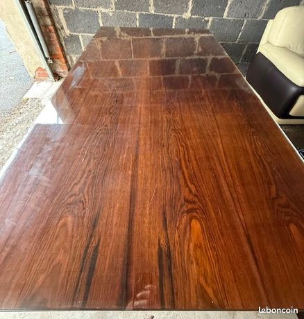 Bureau art déco avec plateau verre