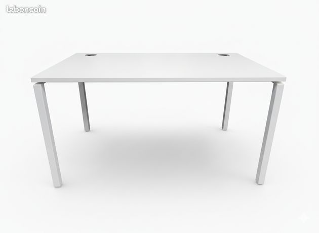 Bureau blanc 120cm