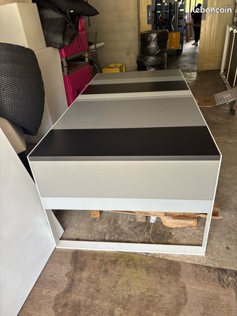 Bureau designer avec étagère