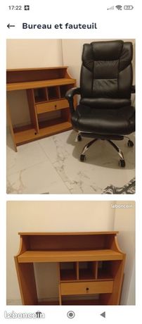 Bureau + fauteuil