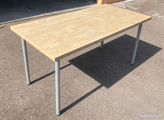 Bureau métal et stratifié