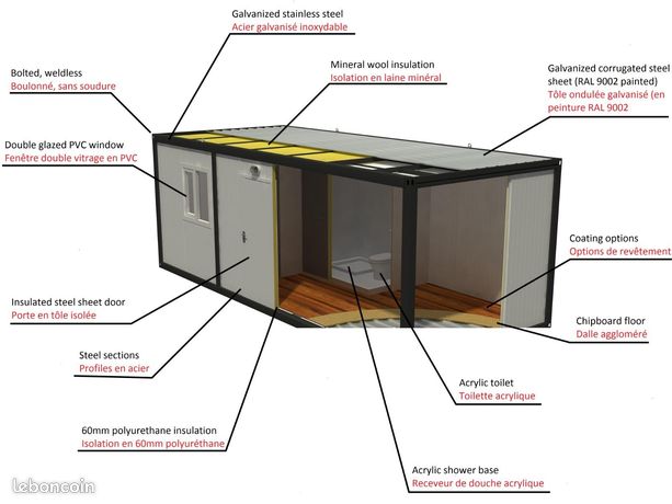 Bureau préfabriqué