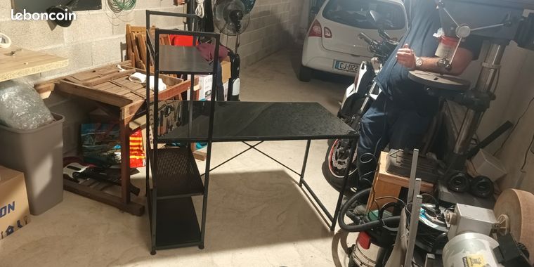 Bureau verre trempé