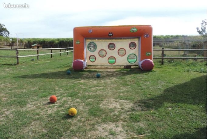 But de foot gonflable pour animations sportives