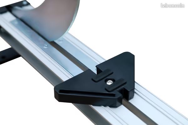 Butée pour presse coupante a parquet