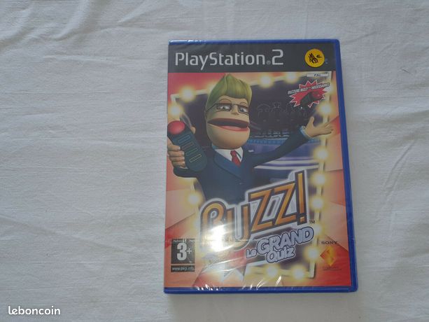BUZZ LE GRAND QUIZZ full fr sony ps2 playstation 2 neuf sous blister