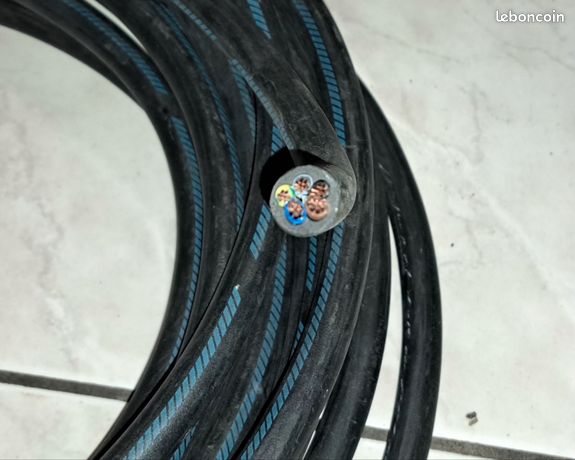 Câble 5G6mm2 RO2V neuf 15m