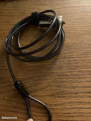 Câble antivol pour pc