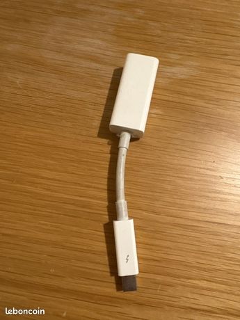 Cable Apple thunderbolt vers Ethernet RJ45