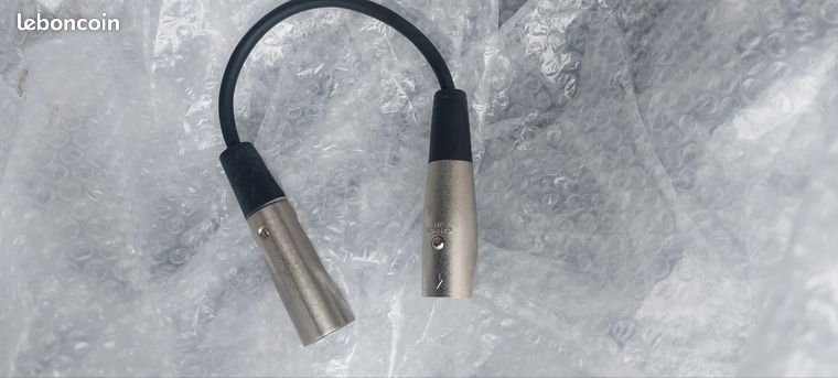 Câble audio OFFSCH 3 XLR pour équipement d'enregistrement vers connecteur de câble câble de microphone