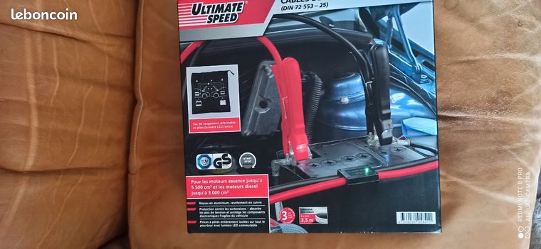 Câble de démarrage 12 / 24 V