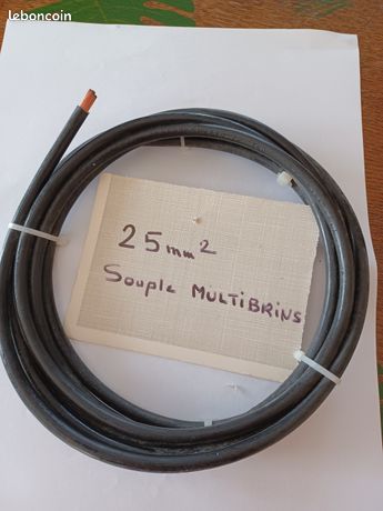 CABLE DE MASSE SOUPLE DE 25mm2