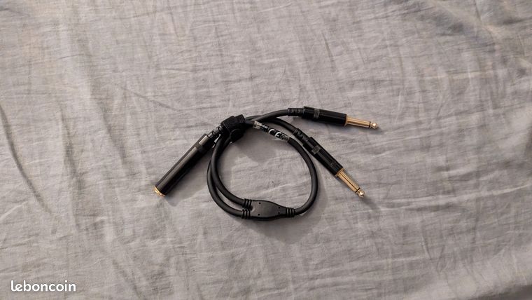 Câble Double Jack Mâle vers Jack Femelle Cordial CFY 0,3 GPP