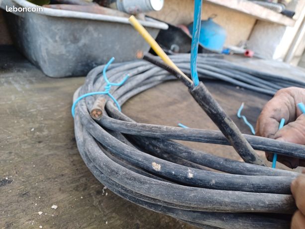 Câble électrique 3 fois 4mm