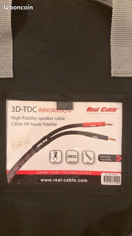 Cable enceinte hifi Audiophile Realcable 3D TDC 2x3m