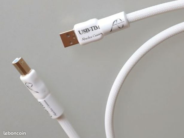 Cable HIFI USB Absolute Creation (1m) Haut de gamme