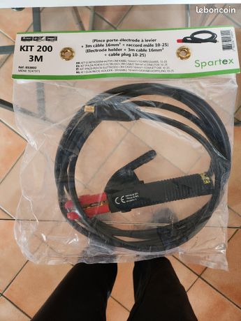 CABLE PORTE-ELECTRODE 3m 16mm2 10-25