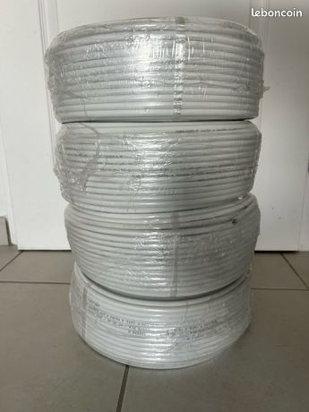 Câble RJ45 informatique Catégorie 6 F/UTP 4P 350Mhz EASYLINK - Couronne de 100m 70