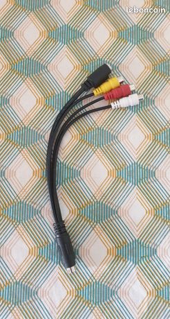 Câble S-Vidéo male sortie s vidéo femelle et rca audio vidéo femelle Marseille 9 eme le cabot