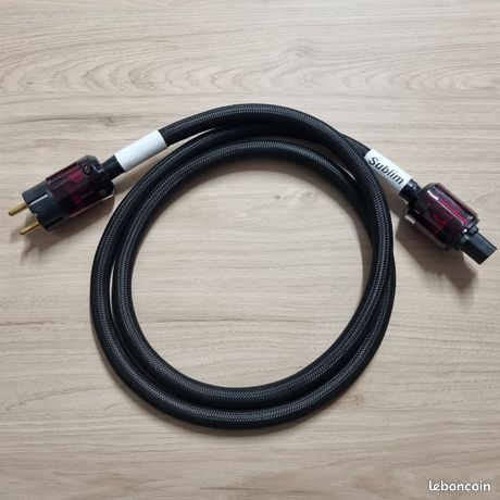Câble secteur O2A Quintessence Sublime 1,80m