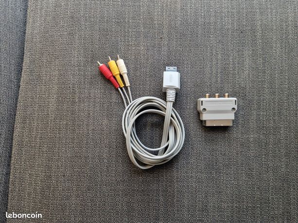 Cable TV nintendo wii + embout péritel