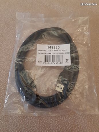 Câble USB 3.0 18m neuf sous blister pour disque dur externe