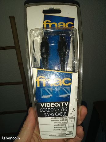 Cable vidéo TV cordon S-VHS 15 m