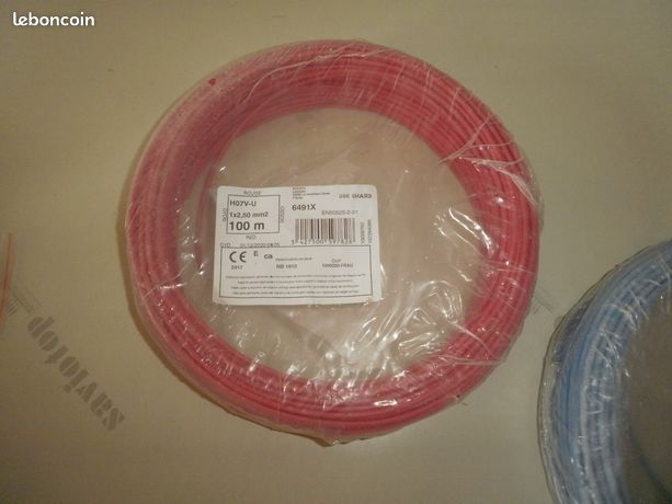 Cables électriques H07VU 2,5 mm2
