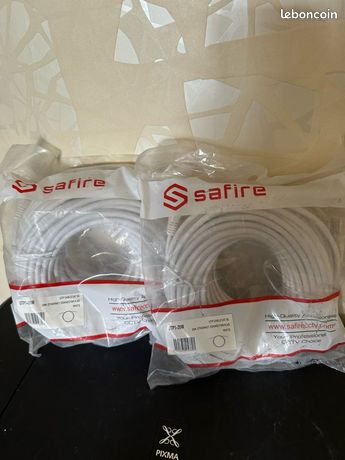 Cables ethernet pour caméra de surveillance