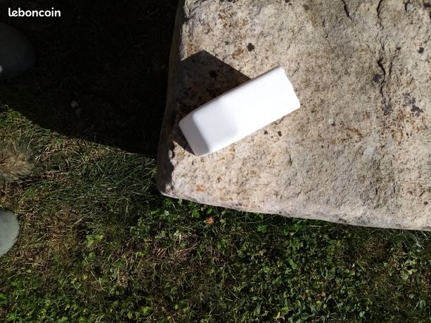 Cache gond blanc pour portail