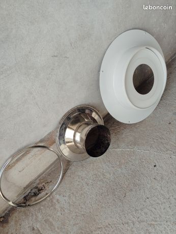 Cache tuyau de poêle plafond